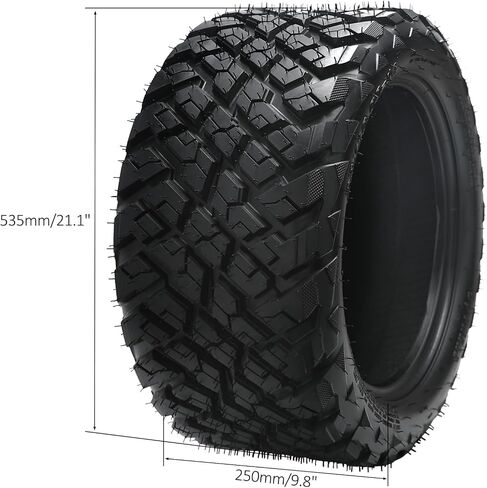 حزمة واحدة من إطارات عربة الجولف شديدة التحمل مقاس 23 × 10-14 23 × 10.00-14 بوصة بدون أنبوب - أقصى حمولة 990 رطل، مداس عدواني لمركبات ATV، UTV، عربات التي تجرها الدواب، Go Kart، جزازة العشب، مركبة المرافق in Saudi Arabia
