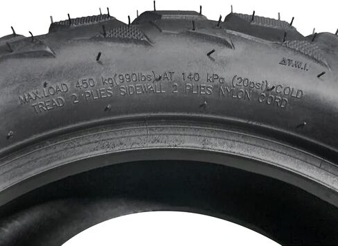 حزمة واحدة من إطارات عربة الجولف شديدة التحمل مقاس 23 × 10-14 23 × 10.00-14 بوصة بدون أنبوب - أقصى حمولة 990 رطل، مداس عدواني لمركبات ATV، UTV، عربات التي تجرها الدواب، Go Kart، جزازة العشب، مركبة المرافق in Saudi Arabia
