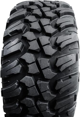 مجموعة من 4 إطارات Tusk Aramid Terrabite UTV/ATV - 27x9-12 أمامي و27x11-12 خلفي - هيكل شعاعي مقدر بـ 10 طبقات، جدران جانبية معززة بالأراميد، مداس عميق ¾ بوصة، قبضة لجميع التضاريس، سعة تحميل ثقيلة in Saudi Arabia