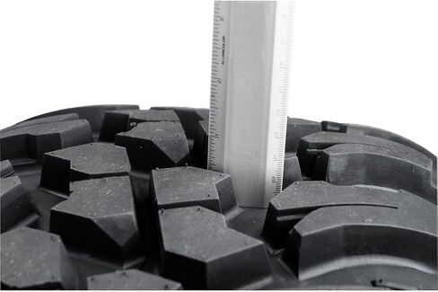 مجموعة من 4 إطارات Tusk Aramid Terrabite UTV/ATV - 27x9-12 أمامي و27x11-12 خلفي - هيكل شعاعي مقدر بـ 10 طبقات، جدران جانبية معززة بالأراميد، مداس عميق ¾ بوصة، قبضة لجميع التضاريس، سعة تحميل ثقيلة in Saudi Arabia