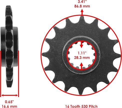 Caltric Drive Chain and Sprockets Kit Compatible With Honda CB900F 919 Hornet 2002 2003 2004 2005 2006 2007 in Saudi Arabia