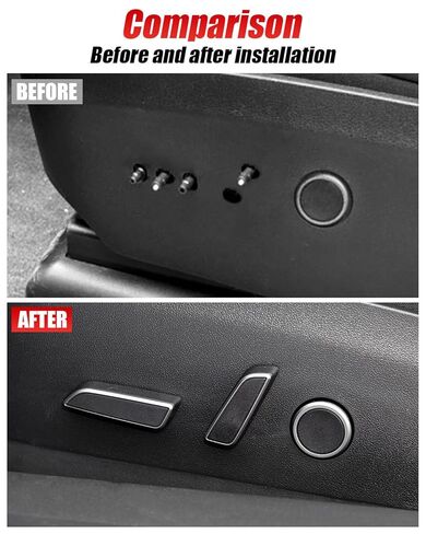 مفتاح التحكم في مقعد الطاقة الأيمن مع استبدال غطاء الزر للطراز 3 2021-2023 الموديل Y 2021-2024، مفتاح تعديل مقعد الركاب الجانبي (R:109853000) in Kuwait