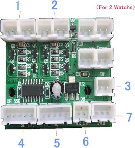 3 فولت/5 فولت التلقائي شاكر اللفاف لوحة دوائر كهربائية وحدة تحكم Pcb لساعة واحدة/مزدوجة إصلاح اللوحة الرئيسية صندوق المحرك in Kuwait