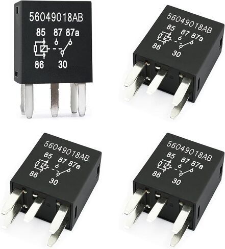 Automotive Relay 4 Packs 56049018AB 72472M Relay 12V 30A 5 Pins in Saudi Arabia