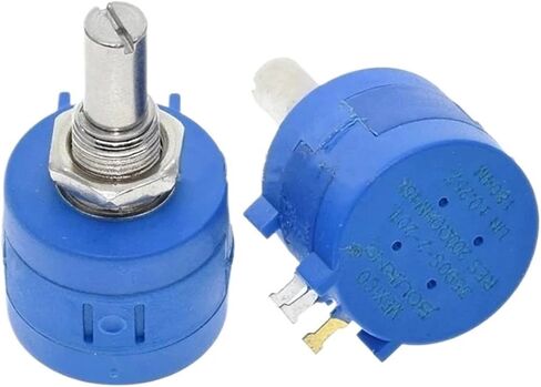 10pcs 3590S-2-501L 102L 202L 502L 103L 203L 503L 104L 500Ω 1K 2K 5K 10K 20K 50K 100K Ohm Multiturn Potentiometer Adjustable(10K Ohm) in Saudi Arabia