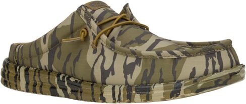 HEYDUDE Wally Slip Mossy Oak BTML Olive Tree Camo Size 8, Mens Shoes, Slip-on Loafers, Comfortable & Light-Weight in Saudi Arabia