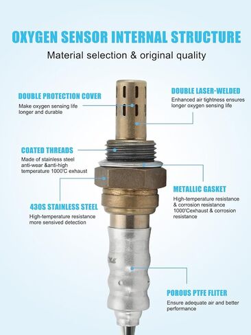 2PCS 350-34052 350-64031 O2 Oxygen Sensor Upstream Downstream (2.0L 2.5L) for Subaru Crosstrek 2016-2020,Forester 2013-2020,Impreza 2012-2020,Legacy Outback 2013-2019,XV Crosstrek 2013-2015 in Saudi Arabia
