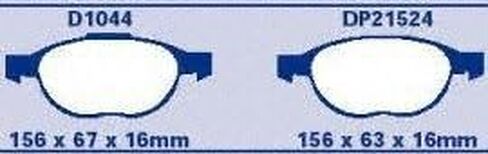 EBC Brakes Redstuff 3000 Series Sport Brake Pad Set DP31524C to Fit MAZDA,FORD,VOLVO in Saudi Arabia