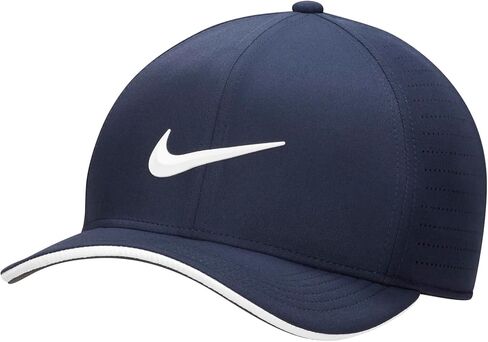 قبعة جولف مثقوبة Dri-FIT ADV Classic99 من Nike، مقاس L/XL (سبج/أبيض) in Saudi Arabia