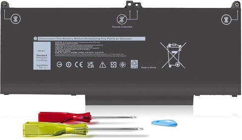 H5CKD 53Wh Battery Replacement for Dell Inspiron 5300 5301 5401 5402 5408 5409 5501 5502 5508 5509,Inspiron 5400 5406 7405 7300 7306 7500 7506 2-in-1 Silver Latitude 3410 3510 Vostro 5502 15V in Saudi Arabia