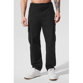 بنطلون ألو يوجا كارجو ريب ستوب - أسود in Kuwait