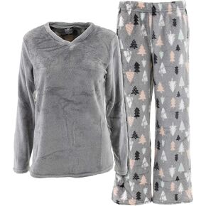 Donna L'oren Women's Fleece Pajamas Set Giftable Coral or Micro Fleece Warm Size Medium in Saudi Arabia