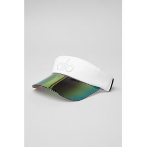 Alo Yoga Airlift Solar Visor - White - White / One Size in Saudi Arabia