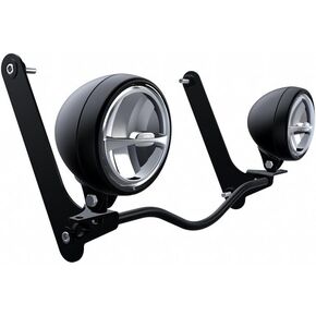 Indian Motorcycle Driving Lights for Front Fork, Pair, for Specific 2014-2019 Chief and Chieftain Models, Matte Black, Increases Visibility, Mounting Brackets, Installation Hardware - 2880732-463 in Kuwait
