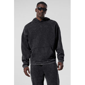 هودي Alo Yoga Chill Vintage Wash - غسيل أسود in Kuwait