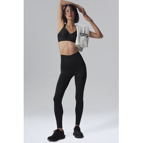 ألو يوجا Airlift Strength Extreme عالي الخصر 7/8 - أسود in Kuwait