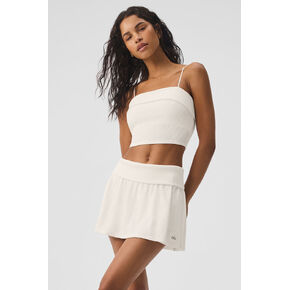 ألو يوجا دبل أونلي حمالة صدر بدون أكمام - عاجي in Kuwait