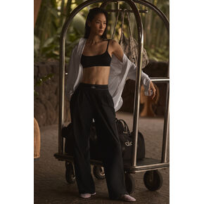 ألو - بنطلون يوجا سوت أب (طويل) - أسود in Kuwait