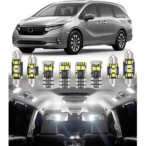 استبدال ضوء LED داخلي للسيارة BMT xms لسيارة Honda Odyssey 2018-2022، حزمة مصابيح إضاءة داخلية فائقة السطوع 6000K، 15 قطعة in Kuwait