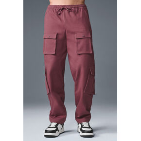 Alo Yoga Northstar Cargo Pant - Burgundy Truffle in Saudi Arabia