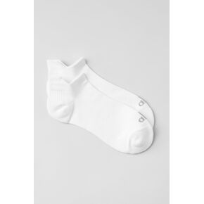 Alo Yoga Unisex Performance Tab Sock - White/Titanium in Kuwait