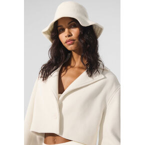 معطف ألو يوجا صوف قصير مترو - عاجي in Kuwait