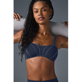 حمالة صدر ألو يوجا ألوسوفت صن راي - كحلي/عاجي in Kuwait