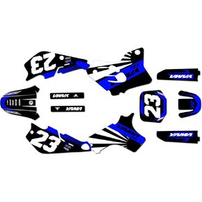 Graphics Kit for Yamaha YZ80 (1993-2001) FH Series Teal 9 Mil-Dirt bike Custom Racing Graphics Decals Stickers Kit, no-plastics in Saudi Arabia