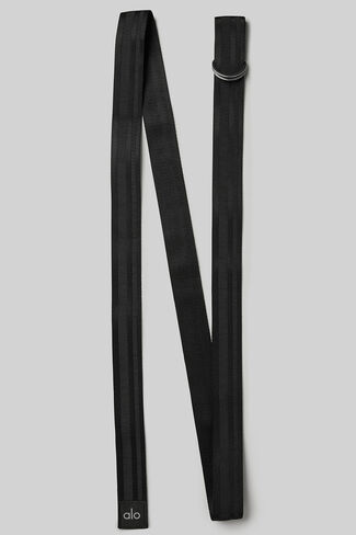 Alo Yoga Extra Long Yoga Strap - Black - Black / One Size in Saudi Arabia