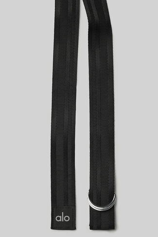 Alo Yoga Extra Long Yoga Strap - Black - Black / One Size in Saudi Arabia