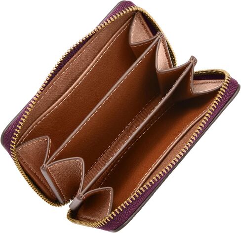 Fossil Logan Zip Card Case, Garnet in Kuwait