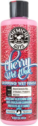 Chemical Guys WAC21316 Cherry Wet Wax, Dripping Wet Finish, Safe for Cars, Trucks, SUVs, Motorcycles, RVs & More, 16 fl oz in Saudi Arabia