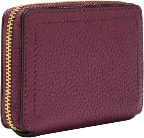 Fossil Logan Zip Card Case, Garnet in Kuwait