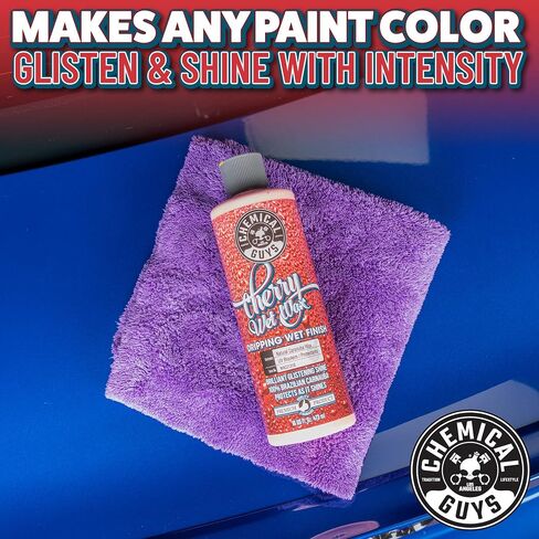 Chemical Guys WAC21316 Cherry Wet Wax, Dripping Wet Finish, Safe for Cars, Trucks, SUVs, Motorcycles, RVs & More, 16 fl oz in Saudi Arabia