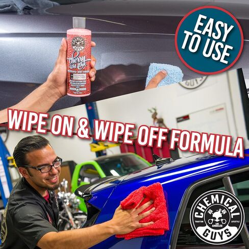 Chemical Guys WAC21316 Cherry Wet Wax, Dripping Wet Finish, Safe for Cars, Trucks, SUVs, Motorcycles, RVs & More, 16 fl oz in Saudi Arabia