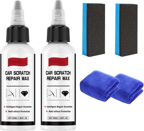Lovilds Car Scratch Repair Wax,Lovilds Car Scratch Buffing Kit, Cars Scratches Repairing & Polishing Wax (2 SET) in Kuwait