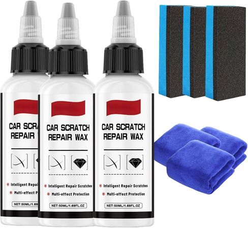 Lovilds Car Scratch Repair Wax,Lovilds Car Scratch Buffing Kit, Cars Scratches Repairing & Polishing Wax (2 SET) in Kuwait