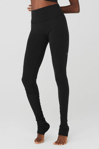 Alo Yoga Airbrush High-Waist Highlight Leggings Goddess - أسود in Kuwait