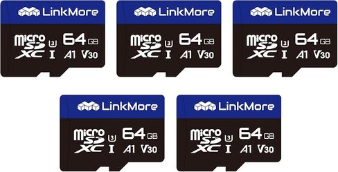 LinkMore 128GB Gaming Micro SDXC Card, A2, UHS-I, U3, V30, Class 10, Read Speed Up to 160 MB/s, Write Speed Up to 100 MB/s, SD Adapter Included (XV23 PRO) in Kuwait