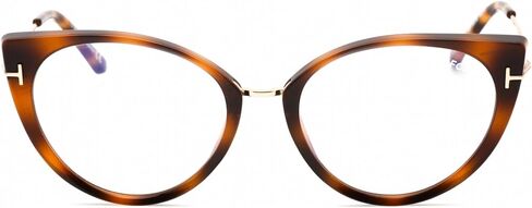 Eyeglasses Tom Ford FT 5815 -B 053 Shiny Blonde Havana, Rose Gold,"t" Logo/Bl in Saudi Arabia