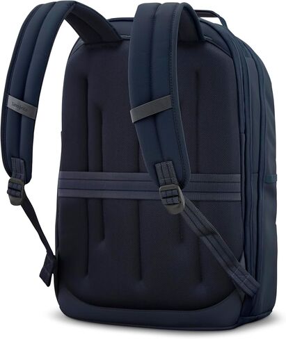 حقيبة ظهر Samsonite Elevation Plus - نسيج الجسم Recyclex® RPET مع جيب مخبأ سريع الوصول - يمتد 1.5 بوصة - حامل AirTag ™ - حقيبة الكمبيوتر المحمول - أزرق منتصف الليل in Kuwait