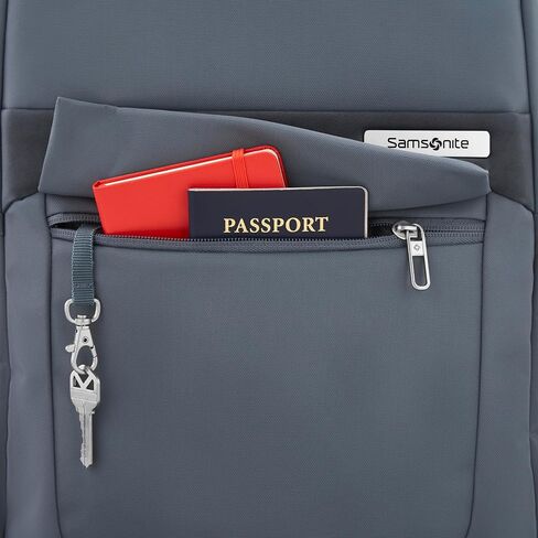 حقيبة ظهر Samsonite Elevation Plus - نسيج الجسم Recyclex® RPET مع جيب مخبأ سريع الوصول - يمتد 1.5 بوصة - حامل AirTag ™ - حقيبة الكمبيوتر المحمول - أزرق منتصف الليل in Kuwait