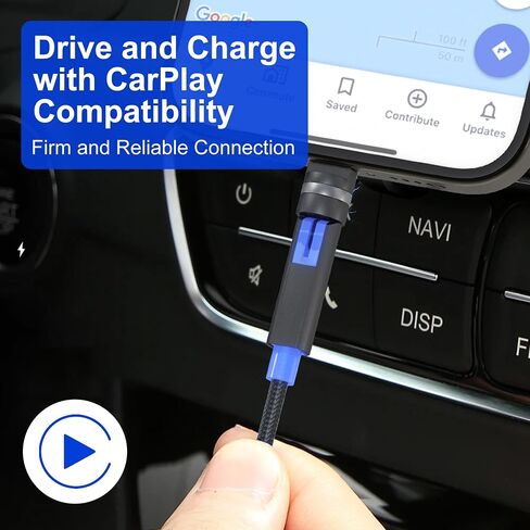 90 Degree Coiled USB-C to Lightning Cable 2Pack, Apple CarPlay Cord with Data Sync[MFi Certified] Retractable iPhone Charging Cable, PD 27W USB C Lightning Fast Charging Cable for iPhone/Pad/Pod Pink in Saudi Arabia