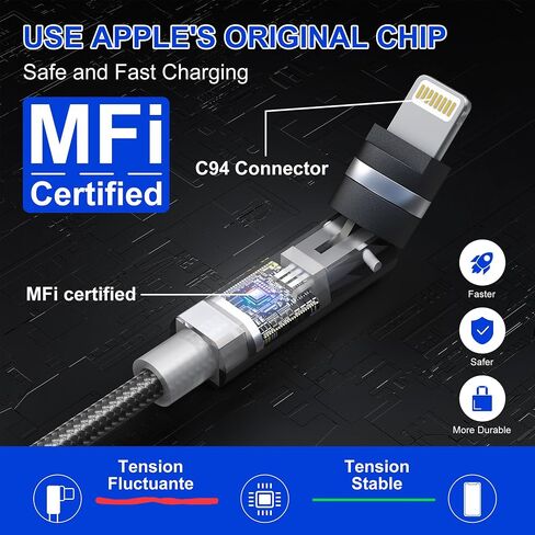 90 Degree Coiled USB-C to Lightning Cable 2Pack, Apple CarPlay Cord with Data Sync[MFi Certified] Retractable iPhone Charging Cable, PD 27W USB C Lightning Fast Charging Cable for iPhone/Pad/Pod Pink in Saudi Arabia
