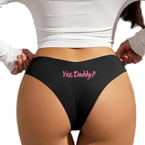 Yes, Daddy Thongs for Women - Funny Spandex Booty Shorts Panties in Saudi Arabia