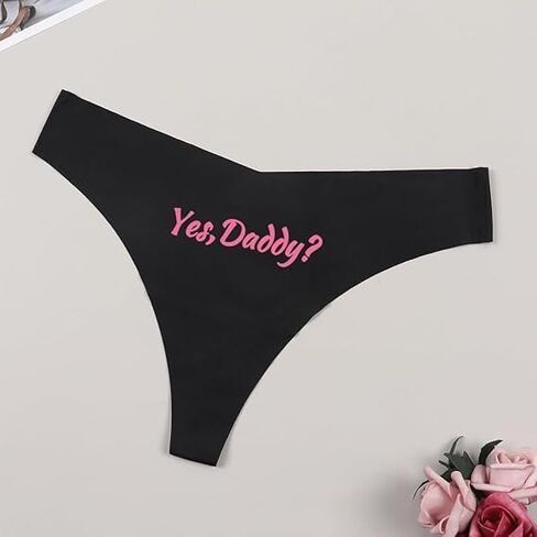 Yes, Daddy Thongs for Women - Funny Spandex Booty Shorts Panties in Saudi Arabia