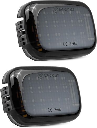 2 PCS Interior Cabin Courtesy Lights Cargo Room Dome Light Fit for Ford Transit 150 250 350 350 HD Van Connect 2014-2024 Replace 2230338 BK2V13776AD, 6000K with Black Lens in Saudi Arabia