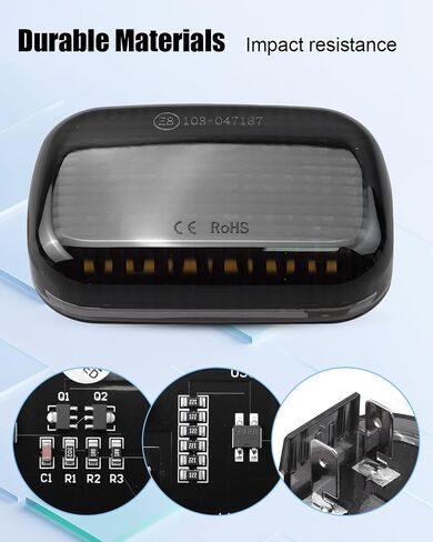 2 PCS Interior Cabin Courtesy Lights Cargo Room Dome Light Fit for Ford Transit 150 250 350 350 HD Van Connect 2014-2024 Replace 2230338 BK2V13776AD, 6000K with Black Lens in Saudi Arabia