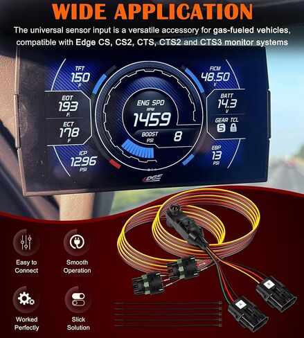 98605 Universal Sensor Input for EAS System - Compatible with Edge CS, CS2, CTS, CTS2 and CTS3 Devices, Quick Connect Sensor Input Wiring Harness Accessory Kit - 5 Volt in Saudi Arabia