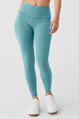 Alo Yoga 7/8 High-Waist Airbrush Legging - Teal Agate in Kuwait